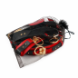 Red Desire Gold – zestaw BDSM z kajdankami, obrożą, kneblem i pejczem, zabawy we dwoje, bondage