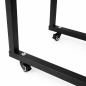 Crimson Bondage Bed – mobilne metalowe łóżko BDSM z pasami i linami, zabawy we dwoje, krępowanie
