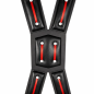 Scarlet X Control –tapicerowany krzyż Św. Andrzeja BDSM z kajdankami, bondage