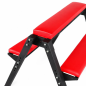 Red Position Bench – regulowany stołek BDSM do Bondage z tapicerowanymi podporami