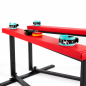Red Duo Bench – regulowane łóżko BDSM do Bondage z kajdankami i pasami Red Duo Bench – regulowane łóżko BDSM do Bondage z kajdankami i pasami