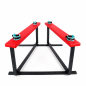Red Duo Bench – regulowane łóżko BDSM do Bondage z kajdankami i pasami Red Duo Bench – regulowane łóżko BDSM do Bondage z kajdankami i pasami
