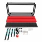 Red Duo Bench – regulowane łóżko BDSM do Bondage z kajdankami i pasami Red Duo Bench – regulowane łóżko BDSM do Bondage z kajdankami i pasami