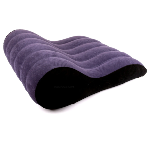 Velvet Wave – nadmuchiwane łóżko erotyczne dla par, profilowana sofa erotyczna, ergonomiczny profil S