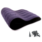Velvet Wave – nadmuchiwane łóżko erotyczne dla par, profilowana sofa erotyczna, ergonomiczny profil S