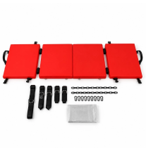 Składana ławka BDSM Scarlet Flex Bench – zawartość zestawu