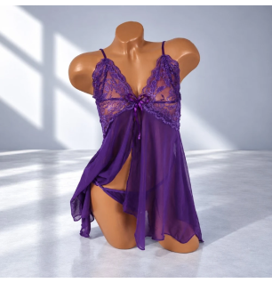 Fioletowy komplet bielizny Purple Temptation