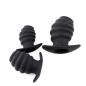 Hollow Anal Plug Set – zestaw 3 korków analnych, plugi analne w różnych rozmiarach, silikonowe