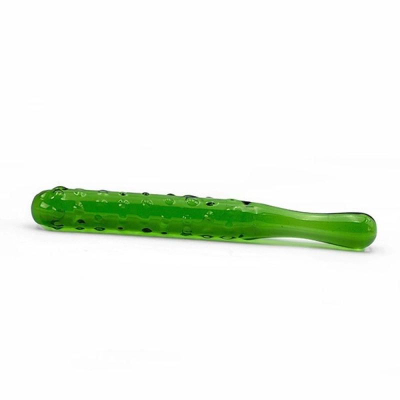 Glass Cucumber – szklane dildo Ogórek, masażer intymny, stymulator analny Glass Cucumber – szklane dildo Ogórek, masażer intymny, stymulator analny
