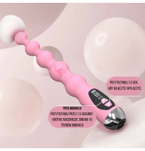 Wibrator analny silikonowy z LED i USB