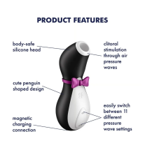 Stymulator łechtaczki Penguin Air Pulse – bezdotykowy masażer | fetysh.pl