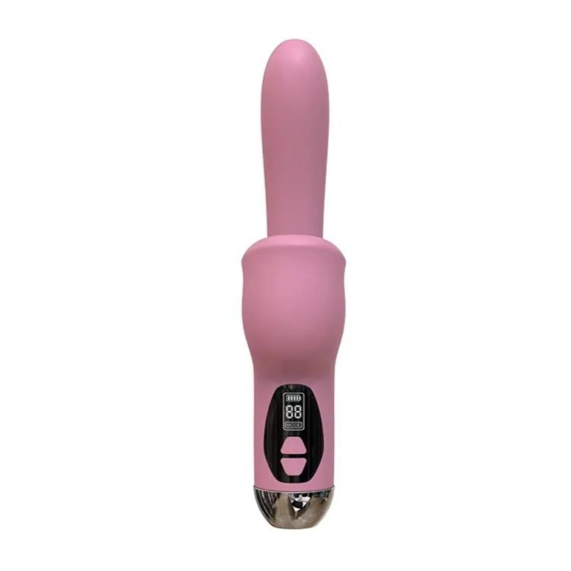 Rabbit 3w1 - Wibrator Ssący Punkt G Łechtaczka Języczek Silikonowy LED USB