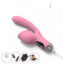Wibrator silikonowy Rabbit - ładowanie przez USB