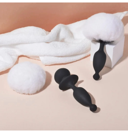 Magic Bunny Tail Pro – plug analny z króliczym ogonem sterowany Bluetooth