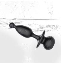 Wodoodporny, silikonowy  korek analny o ergonomicznym kształcie