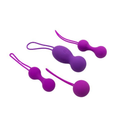 Wibrujące kulki gejszy PulseX Ball – zestaw różnych rozmiarów