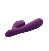Wibrator z funkcją ssania i podwójną stymulacją - ergonomiczny profil