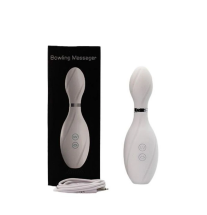 Wibrator Bowling z opakowaniem i kablem USB do ładowania
