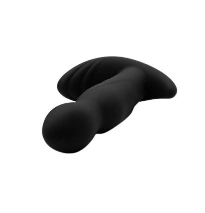 Czarny wibrujący korek analny Ultra Black z ergonomicznym kształtem i stymulacją prostaty