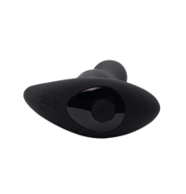 Spód korka analnego Ultra Black – panel sterowania i ładowanie USB