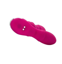 Różowy korek analny z wibracjami – miękka powierzchnia i wyprofilowana konstrukcja