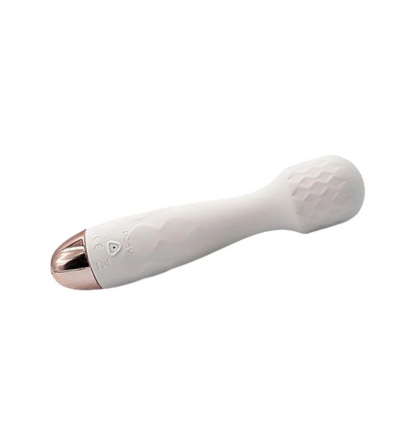 Wand Massager - silikonowy masażer do ciała z teksturowaną głowicą, USB