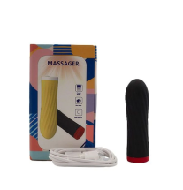 Mini wibrator z ładowaniem USB – zestaw z opakowaniem i kablem