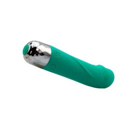 Mini wibrator silikonowy USB – miętowy masażer punktowy