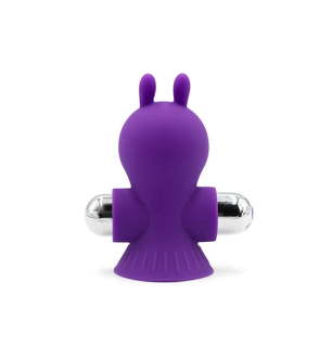 VibeBunny – silikonowy masażer i stymulator sutków z przyssawką, USB