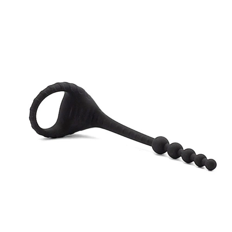 DualPulse Pro – wibrująca nakładka na penisa z sondą analną, podwójna stymulacja, pilot, USB