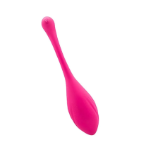 Różowe jajeczko wibracyjne z pilotem Pink Whisper Egg – dyskretny wibrator silikonowy | fetysh.pl