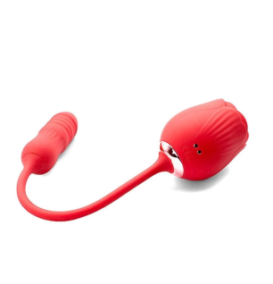 Scarlet Pulse Duo – nowoczesny wibrator 2w1 z funkcją ssania, USB