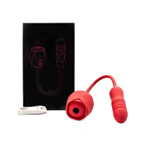 Wibrator Scarlet Pulse Duo - zestaw z kablem USB i opakowaniem