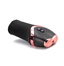 Elektroniczny masturbator z przyciskami sterowania – zbliżenie