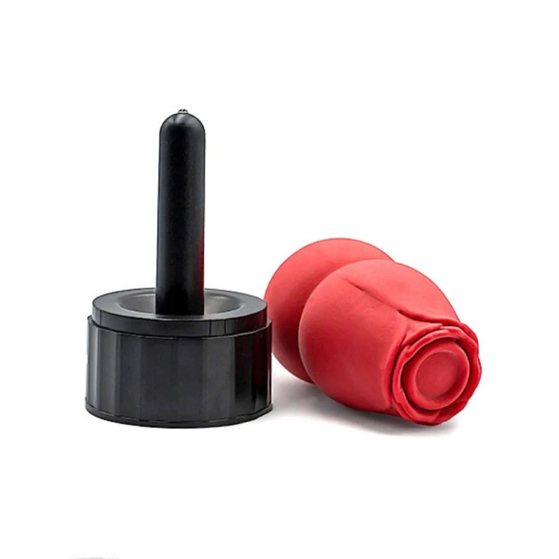 Masturbator męski Rose Stroker – realistyczny czerwony masturbator z bazą, USB