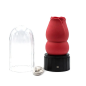 Masturbator męski Rose Stroker – realistyczny czerwony masturbator z bazą, USB