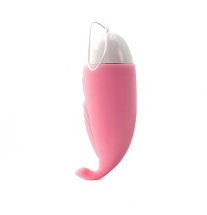 Różowy wibrator bezprzewodowy - jajko silikonowe z antenką