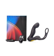 Masażer prostaty Viron - zestaw: urządzenie, pilot, kabel USB i opakowanie