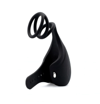 Nakładka na penisa Poppy 3.0 – wibrująca, podwójny pierścień | fetysh.pl