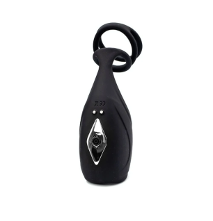 Poppy 3.0 – wibrująca nakładka na penisa z podwójnym pierścieniem i regulacją