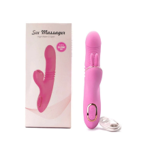 Zestaw: wibrator króliczek z opakowaniem i kablem USB