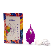 Zestaw: wibrator silikonowy z pilotem i opakowaniem