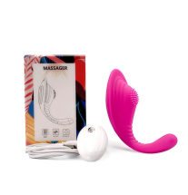 Zestaw: wibrator z opakowaniem, pilotem i kablem USB