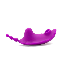 Ergonomiczny wibrator z funkcją ssącą i stymulacją punktu G