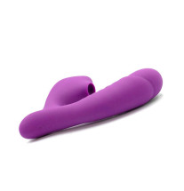 Wibrator z funkcją ssania i podwójną stymulacją - ergonomiczny profil