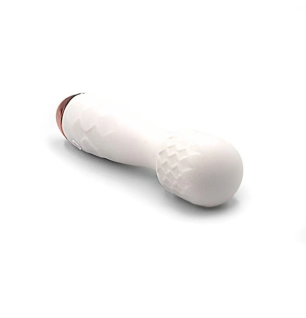 Wand Massager - silikonowy masażer do ciała z teksturowaną głowicą, USB