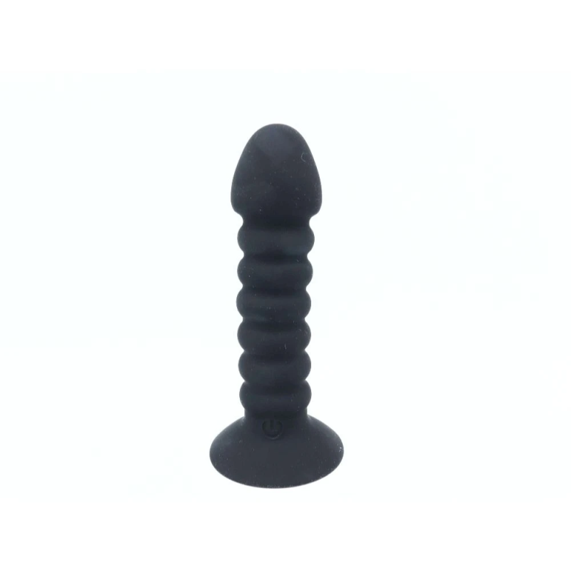 VibeCore Plug – silikonowy korek wibrujący z podstawą, plug analny, USB