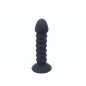 VibeCore Plug – silikonowy korek wibrujący z podstawą, plug analny, USB