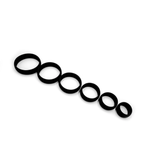 BlackCore Rings - pierścienie erekcyjne na penisa, różne rozmiary, mocniejsza erekcja